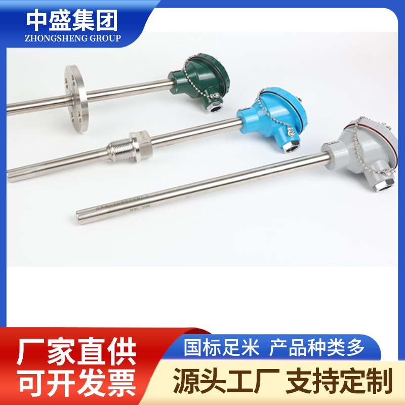 扁接插式鎧裝熱電偶WRMK2-171