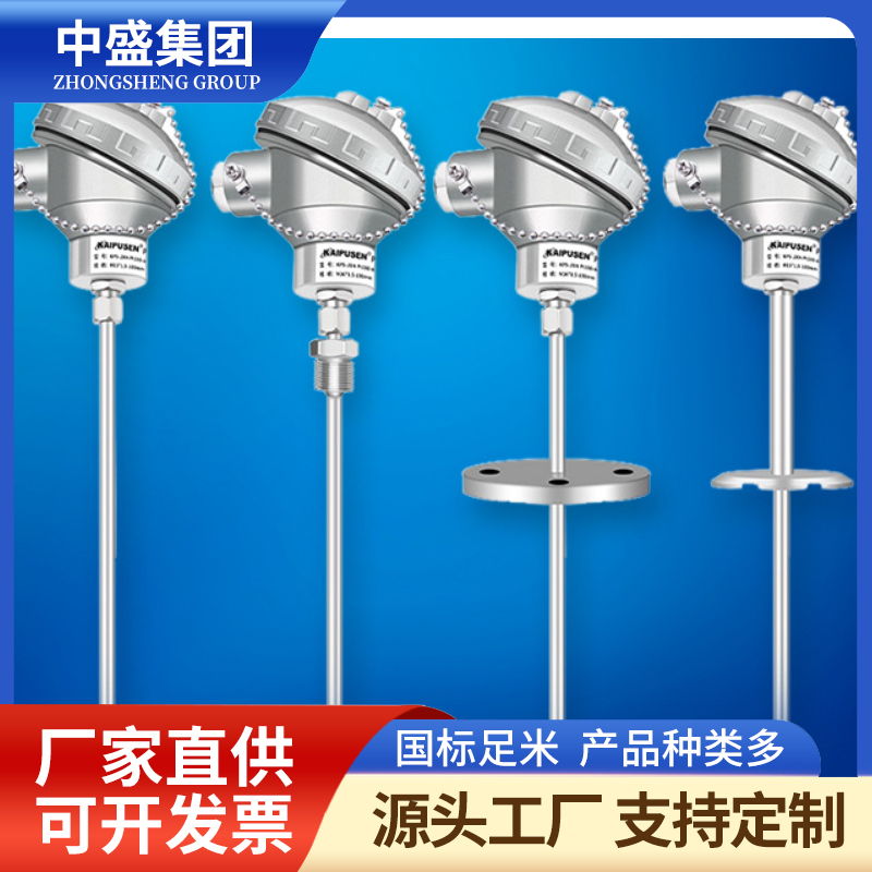 扁接插式鎧裝熱電偶WRFK-171