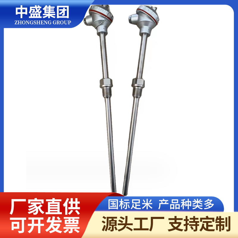 扁接插式鎧裝熱電偶WREK2-271